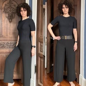 Giorgio Armani 100% Black Silk Pants US Size 4